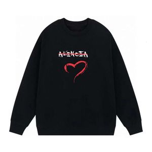 Фотовая капюшона High Classic Quality Shape Balencaiiga High Designer Hoodies 23ss Edition Семейство осень Новая унисекс Пара Любовь Печать