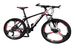 Lauxjack 24 26 inç entegre tekerlek yetişkin offroad dağ bisikleti 21 hız yol bisiklet mtb erkekler bahar çatal spor bisiklet2584636