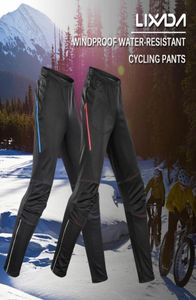 Pantaloni ciclistici impermeabili Lixada Men039s in pile inverno inverno invernente in giro per pantaloni sportivi in giro per i pantaloni sportivi 5186892