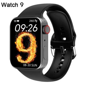 S9 Pro Max Ultra Smart Watch Series 9 8 45 mm 2,1 cala mężczyzn Zatrzymuje Kobiety Zastępca Bluetooth Call DIY Diy Bezprzewodowe ładowanie Sport Smartwatch Fitness Bransoletka