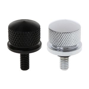 Wearproof Aluminum Alloy for SEAT Thumb Screws Bolts for Street Glide Motorcycle Black/Silver Screws Boltd