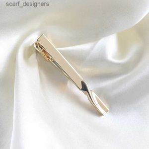 Tie Clips Classic Mens and Womens Metal Tie Clips Högkvalitativ affärsfestklänningstillbehör Brudgummen Bröllopsstift utsökta gåvor Y240411