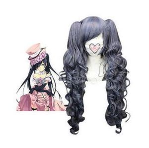 Yeni yüksek kaliteli moda resim peruğu gtgtpurpish gri 70cm ashciel fantomhive naylon cosplay wig1329222