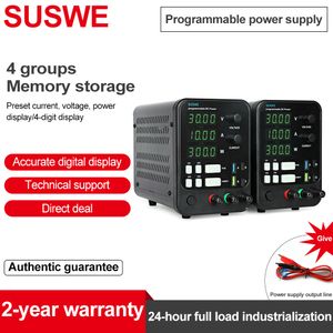 WANPTEK Programmerbar DC Strömförsörjning SU3005 Laboratorieunderhåll Arbetsbänk 30V 10A Spänningsström Regulator AC 220V 110V