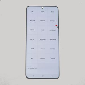 6,9 '' AMOLED per Samsung Galaxy S20 Ultra G988 G988F Visualizza LCD TOUTCH SCREEN NESSUNA PROVA DI MASSEMBIO Digitalizzatore con DOT