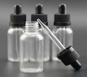 30ml Electronics PET Ejuice Dropper Bottles Plastic ELiquid Bottles With Childproof Security Cap And Glass Dropper Bottles For E c6234530