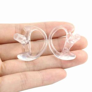 10 Par White Silicone Earmold Earbud For Universal Walkie Talkie Radio Air Acoustic Coil Tube Earpiece hörlurar S/M/L Size