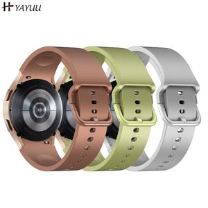 Bandas para Samsung Galaxy Watch 5/6/4 Band 40mm 44mm/Galaxy Watch 4 Classic/5 Pro, Silicone Strap for Galaxy Watch 4/5/6