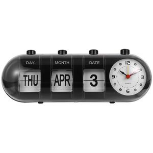 Часы для офисного календаря настольного стола с страницей обратного отсчета часов.