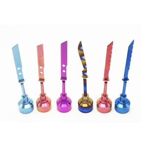 T015T016T017 Smoking GR2 Titanium Nail Carb Cap Side Air Hole Colorful Dab Rig Glass Bong Bubbler Pipe Tool 3 Models8878076