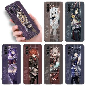 Hot Genshin Impact Phone Case For Xiaomi POCO X3 X4 NFC F2 M2 M3 M4 X5 Pro F3 F4 GT 5G C3 C31 C40 M5S Soft TPU Black Cover