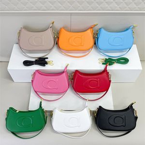 Designer -Crossbody -Tasche für Frauen farbenfrohe Modestrainer Umhängetaschen Leder Hobo Taschen Damen Sommer Spring Fashion Reißverschluss Handtaschen Handtaschen