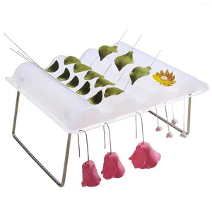 Bakningsverktyg Sugarcraft Gum Paste Drying Rack Portable Stand Food Grade Decorating Tool Collapsible Kitchen DIY Flowerfondant