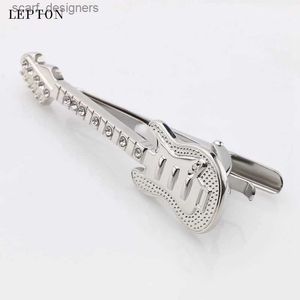 Clipes de tie homeproduct centermens guitar tie tie clifhigh qualidade guitar tie tie clipmens tie clip y240411