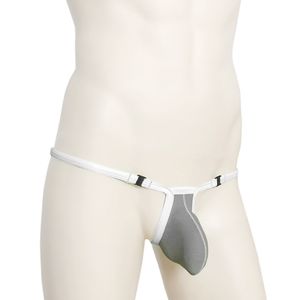 男性のための小さなメッシュTバックひも低い台車G-String Brief Gayserotic Bulge Panties Male Convex Pouch dounderPant Sexy Hombre Tangas