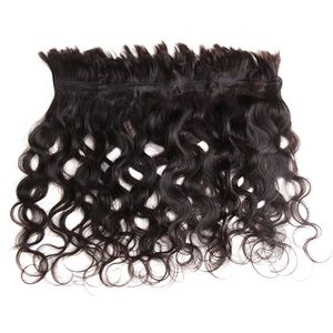 Ondas soltas Cabelo humano volume para roncer o cabelo peruano Remy Hair Extensions No pacote de cabelo a granel de trama 1/3 PCs para mulheres negras