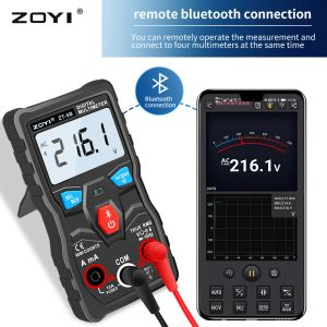 Zoyi Digital Multimeter ZT-5B Professional Tester Autorange AC/DC Voltmeter Amperemeter Mini Elektriker Meter Bluetooth Connect App