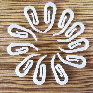 Pack Of 100 Pieces 6-Shaped Plastic Curtain Hook Curtain Rod Rail Accessories Household Curtain Rail Tools