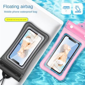 Swimming Bags Waterproof Phone Case Water Proof Bag Mobile Phone Airbag Waterproof Bag Pouch PV Cover For IPhone 12 Xs Max XR