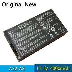 Batterien Neue Original A32A8 Laptop -Akku für ASUS x81S F8V x80 x81 x83 x85 x88 F8S A8J A8S A8T N81 Z99J A8000J F80S F81S F83V Z99F
