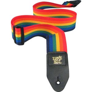 Askı Ernie Ball Rainbow LGBT Polypro Gitar Kayışı