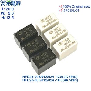 5PCS/로트 HFD23-005 012 024-1ZS/1HS JRC-23F 1A 6PIN HFD23-005-1ZS HFD23-012-1ZS HFD23-024-1HS 초고속 고감도 릴레이