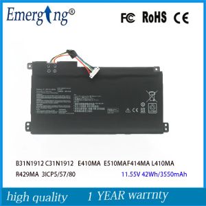 Baterie 11,55 V 42Wh C31N1912 B31N1912 Nowy bateria laptopa dla ASUS VIVOBOOK 14 E410MAEK018TS EK026TS BV162T F414MA E510MA EK017TS L41