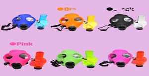 New Silicone Smoke Gas Mask Tubos Bongos Shisha Hookah Tubos de água FDA Silicone Scull Bongone Bong Pipe Bonicone Blatafors Fumando PI9212033