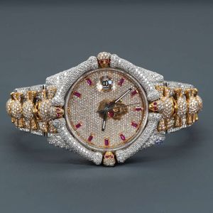럭셔리 모습 완전히 시계를 위해 아이스 아웃을위한 힙합을위한 독특하고 값 비싼 모랑 다이아몬드 시계 산업 고급 54085