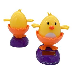 Bobbleheads For Car Dashboard - Eggshell Chicken Car Ornament Solar Car Dashboard Decorations Bobble Head Figures Gifts