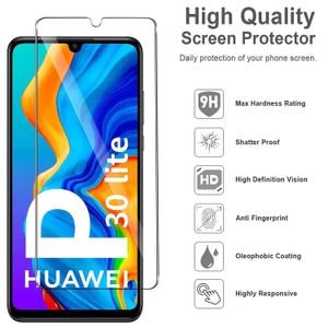 2/4pcs Temperiertes Glas für Huawei P30 Lite Screen Protector Glass Film