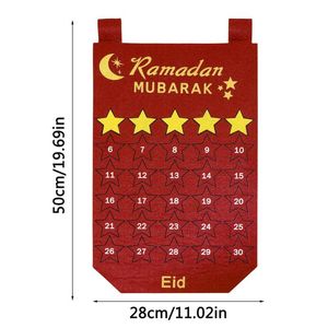 Calendário do Ramadã para crianças Calendário do Advento do Ramadã para crianças Eid Mubarak Hanecas do calendário Decorações do Ramadã para casa