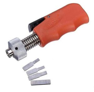 Locksmith levererar GOSO Pen Type Plug Spinner Straight Shank Civil Lock Pick Reversing Gun Key Cutter8714611