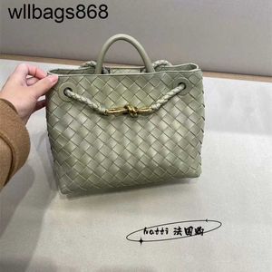 Bolsa andiamo bottegvenetas small 23 saco feminina tecida um ombro crossbody