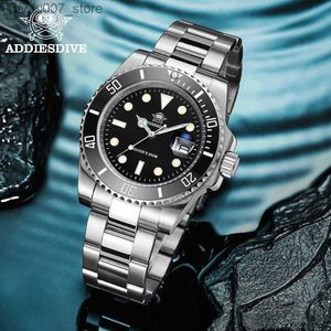 Wristwatches Addies Dive Fashion Stainless Steel Diver 200M C3 Super Luminous Sports Luxury reloj hombre Quartz Mens