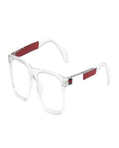 NWE Brand Square Plain Солнцезащитные очки Оптические очки женщины Мужчины чистящие бокал против синего света.