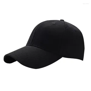 Ball Caps Unisex Casual Baseball Solid Color Snapback Hat Polyester Sun Visor Cap Adjustable Men Women Hip Hop Trucker Dad Hats