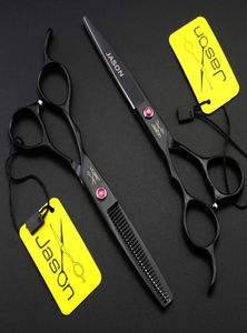 329 Mão esquerda 6039039 Marca de 175cm Jason Scissors de penteado de primeira classe 440C Corte profissional Scissors Rainning Shears2733938