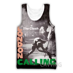 CAVVING 3D Printed The Clash Tank Tops Harajuku Vest Summer Undershirt Shirts Streetwear for Men/women
