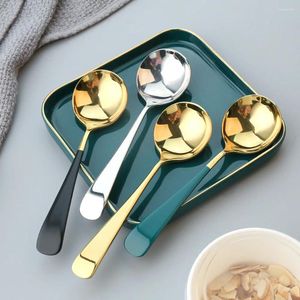 Spoons 304 Stainless Steel Ice Cream Scoop Sugar Salt Spoon Tea Coffee Dessert Kitchen Accessories