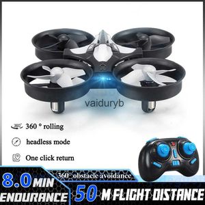 Akıllı İHA H36 Mini RC Drone 6 Eksen Başsız Modu Anti Helikopter Anti 360 Flip Düğmesi Dört Helikopter Çocuk Oyuncak LED Işıkları H240411