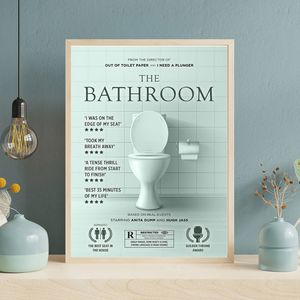 Funny Bathroom Humor Toilet Poster Canvas Painting Modern Art Prints Wall Decorative Pictures for Bathroom Home Decoration
