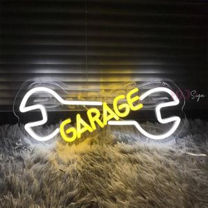 Garage Neon LED -skylt Ljus Auto Repair Shop -bil Kontrollmotor Led Neon Sign Game Room Decor Wall Bar Workshop Neon Lights Lamp 240407