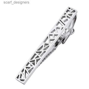 TIE CLIPS TOP DE QUALIDADE NOVO Design Simples Tie Bar Classic Tie Clip For Men Party Gift Y240411