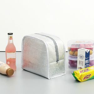 Almoço de transporte de sacolas térmicas isoladas para mulheres para mulheres Trip para piquenique para piquenique Dinnerado Folas de lona com comida