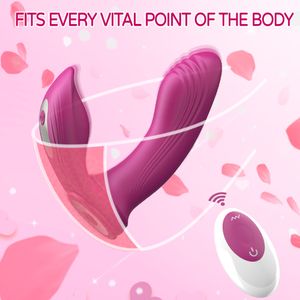 2 in 1 tragbarem Vibrator mit Fernbedienung abnehmbarer Höschenvibrator Frauen Sex Toys G Spot Klitoralstimulator für weibliche Paare Schmetterling Vibratoren Erwachsene Frauen