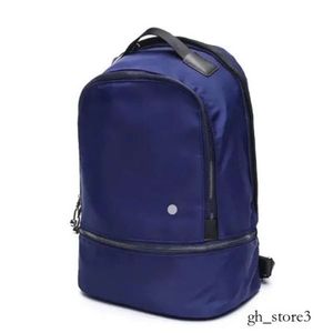 LU-066 Sexfärgad högkvalitativ Lulu utomhuspåsar Student School Backpack Ladies Diagonal Bag Ny Lightweight Ryggsäckar Lu Yoga utomhusväskor med logotyp 804