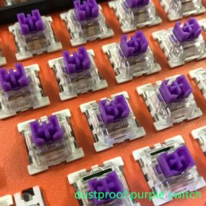 キーボードオリジナルOutemu MX Gold Silent Grey White Dustproof Purple Gree Switch for Mechanical Keyboard