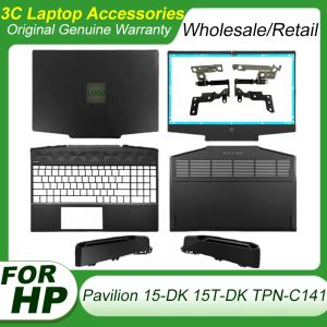 Frames novos para HP Pavilion 15dk 15tdk TPNC141 Laptop LCD Tampa traseira/moldura frontal/dobradiças/caixa superior de palm.
