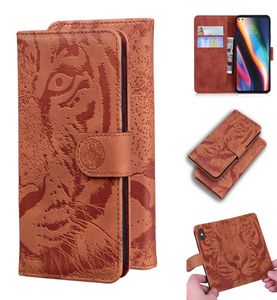 Emboss Tiger Wallet Leather Case For MOTO G 5G PLUS E6S 2020 E7 Edge G Fast POWER Stylus G8 G9 PLAY One Fusion Card Holder Stand P3750182